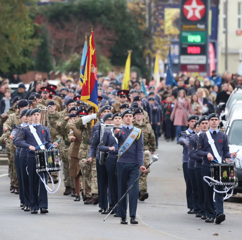 Cadets on parade